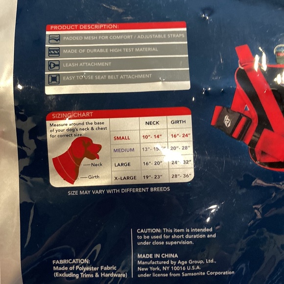 Small Dog shirts and auto harness - Picture 4 of 4